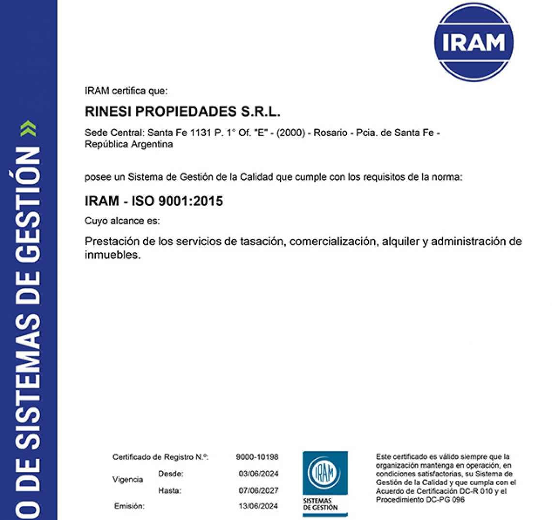 Recertificamos ISO 9001:2015!